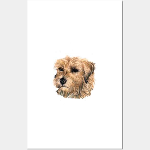 At Least My Dog Loves Me Wall Art by AmandaDilworth